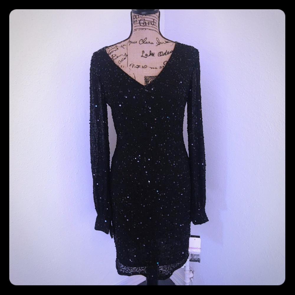 Aidan Mattox Beaded Dress NWT